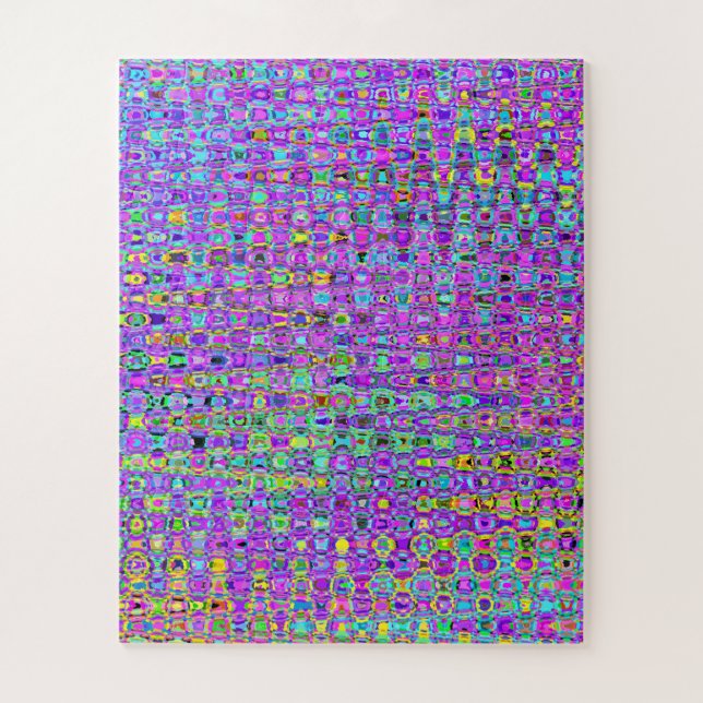 Purple Peacock Jigsaw Puzzle (Vertical)