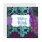 Purple Peacock & Teal Damask Wedding Invitations