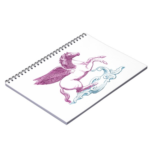 Purple Pegasus Notebook (Left Side)