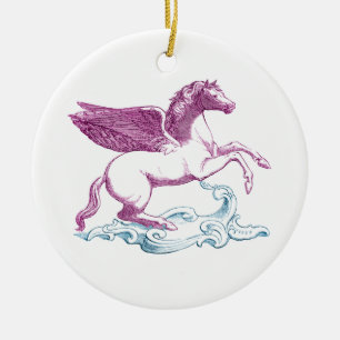 Purple Pegasus Ornament