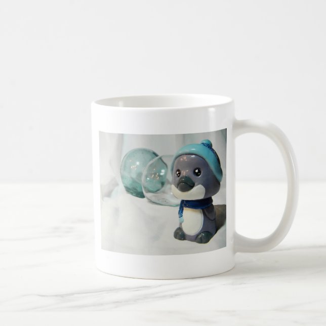 Purple Penguin I Coffee Mug (Right)