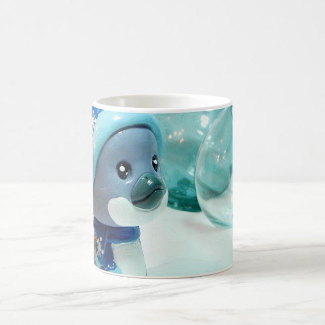 Purple Penguin III Coffee Mug (Center)