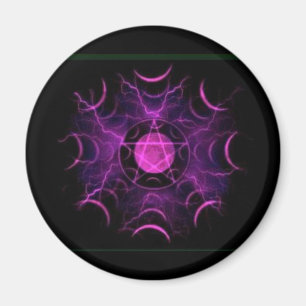 Purple Pentacle Magnet