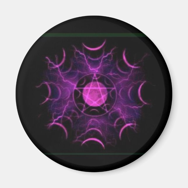 Purple Pentacle Magnet (Front)