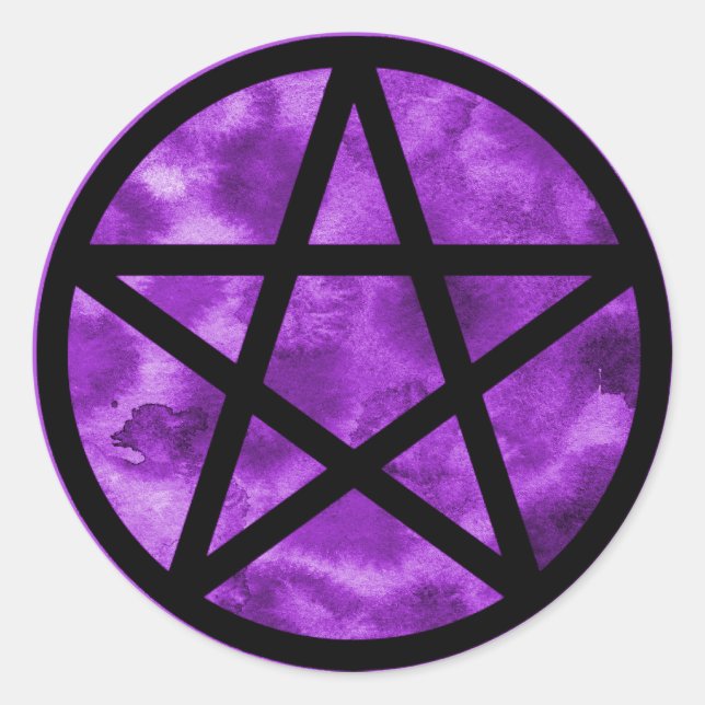 Purple Pentacle Sticker (Front)