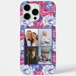 Purple Peonies Photo Iphone Case For Bridesmaids