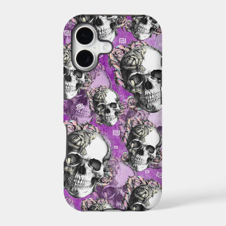 Purple people eater. Skull and roses I phone case.