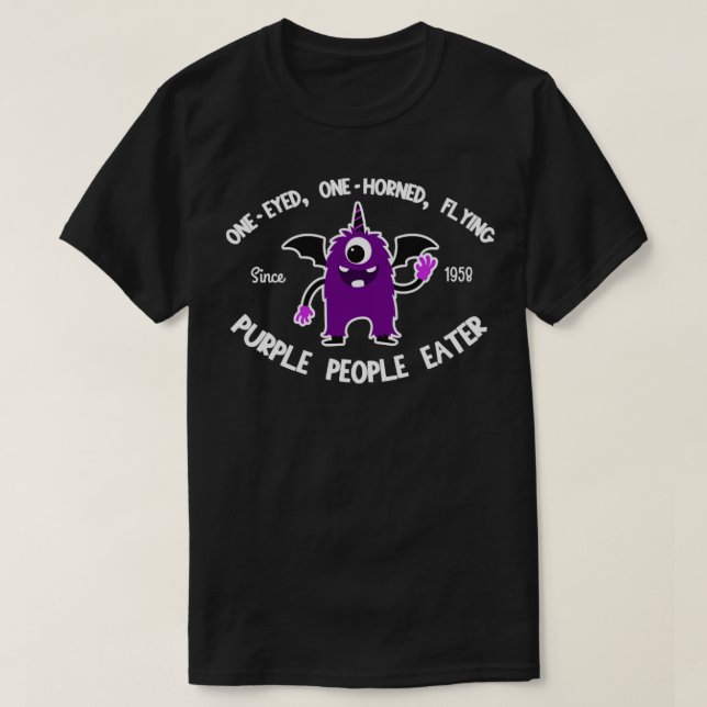 Purple People Eater T-Shirt (Design Front)
