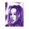 Purple People Woman Portrait Original Art
