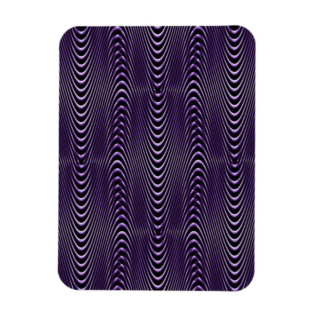 Purple People's Illusions.... Magnet (Vertical)