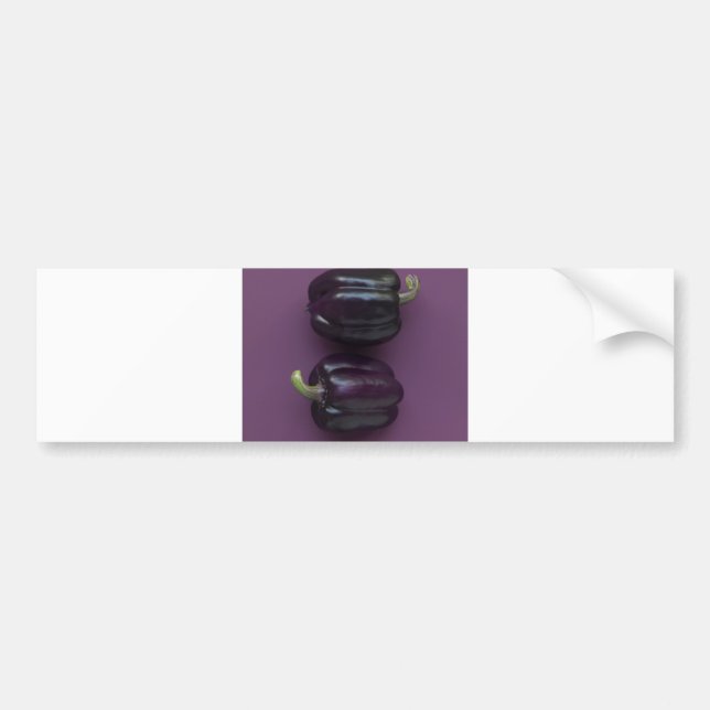 purple peppers bumper sticker (Front)