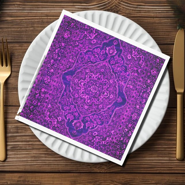 Purple Persian carpet  look - Tabris Napkin (Creator Uploaded)