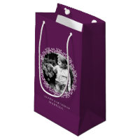 Purple Personalised Fancy Swirls Photo Frame