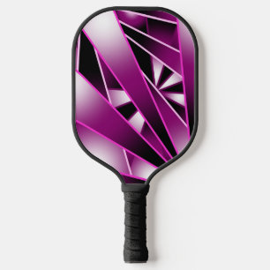 Purple Perspective Gradient Colour Fill Drawing Pickleball Paddle