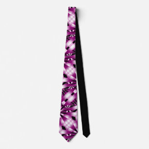 Purple Perspective Gradient Colour Filled Drawing  Tie