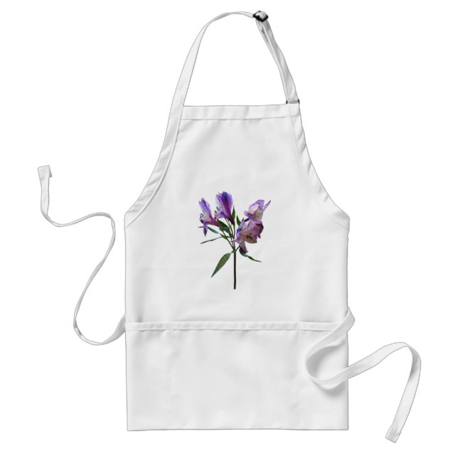 Purple Peruvian Lily Standard Apron (Front)