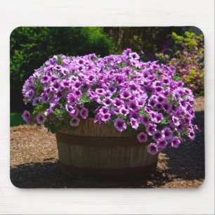 Purple Petunias Mousepad
