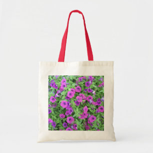 Purple Petunias Tote Bag