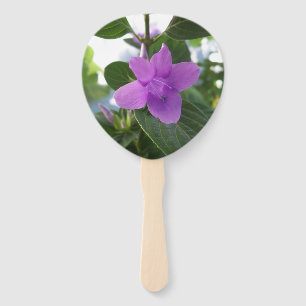 Purple Philippine Violet on a customisable fan
