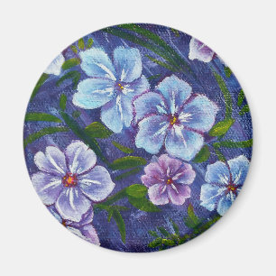 Purple Phlox Magnet