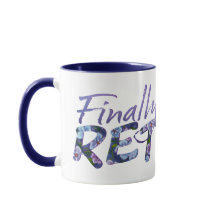 Purple Phlox Retirement Mug