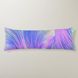 Purple Phoenix Feathers Body Cushion