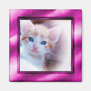 Purple Photo Frame Magnet