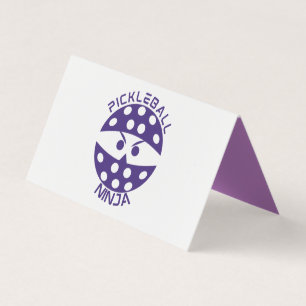Purple Pickleball Ninja