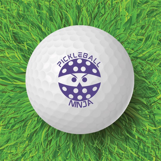 Purple Pickleball Ninja  Golf Balls (Creator Uploaded)