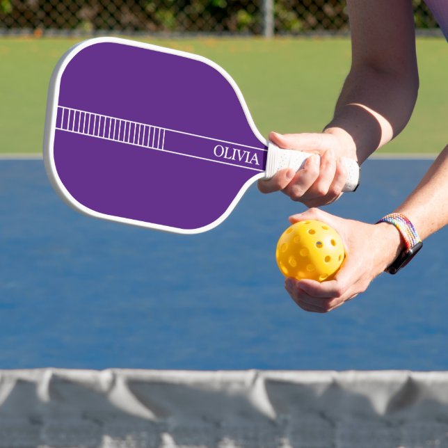 Purple Pickleball Paddle (Insitu)