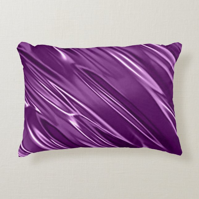 Purple pillow "12 x 16". (Front)