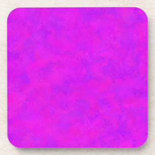 Purple Pink Abstract Pattern Coaster