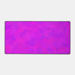 Purple Pink Abstract Pattern Desk Mat