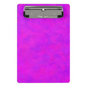 Purple Pink Abstract Pattern Mini Clipboard