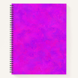 Purple Pink Abstract Pattern Notebook