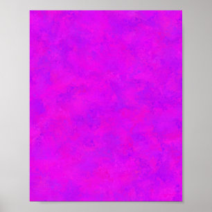 Purple Pink Abstract Pattern Poster