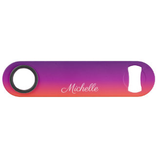 Purple, pink and orange gradient ombre