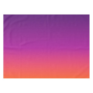 Purple, pink and orange gradient ombre tablecloth