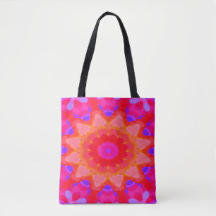 Purple, Pink and Orange Tote Bag