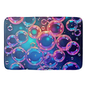 Purple Pink Bubble Magic Bath Mat