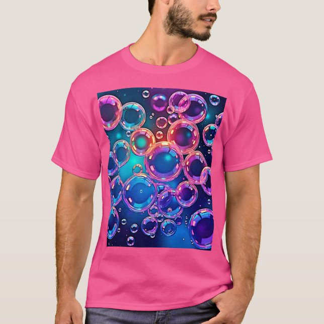 Purple Pink Bubble Magic T-Shirt (Front)