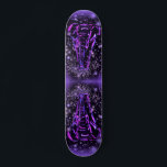 Purple Pink Elephant Skateboard In Starry Night<br><div class="desc">Skateboard with Neon Purple Pink Elephant Walking At Starry Night Magic Animal Drawing - Choose / Add Your Unique Text / Colour - Make Your Special Skateboards Gift - Resize and move or remove and add elements / image with customisation tool ! - Drawing and Design by MIGNED. You can...</div>