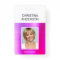 Purple Pink Employee  - Name Photo Corporate