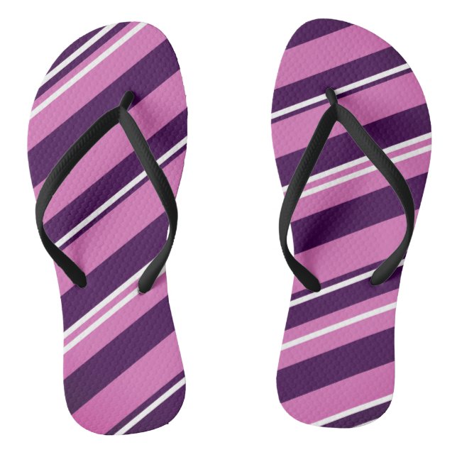 Purple & pink Flip Flops (Footbed)