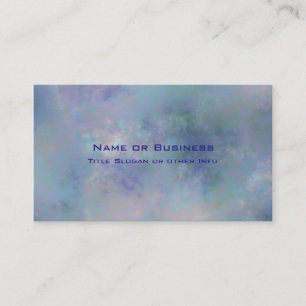 Purple Pink Green Mottled Watercolor Background Business Card