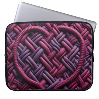 PURPLE & PINK IRISH CELTIC KNOTS LAPTOP SLEEVE