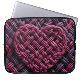 PURPLE & PINK IRISH CELTIC KNOTS LAPTOP SLEEVE