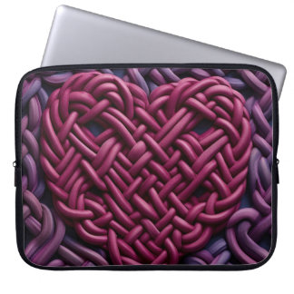 PURPLE & PINK IRISH CELTIC KNOTS LAPTOP SLEEVE