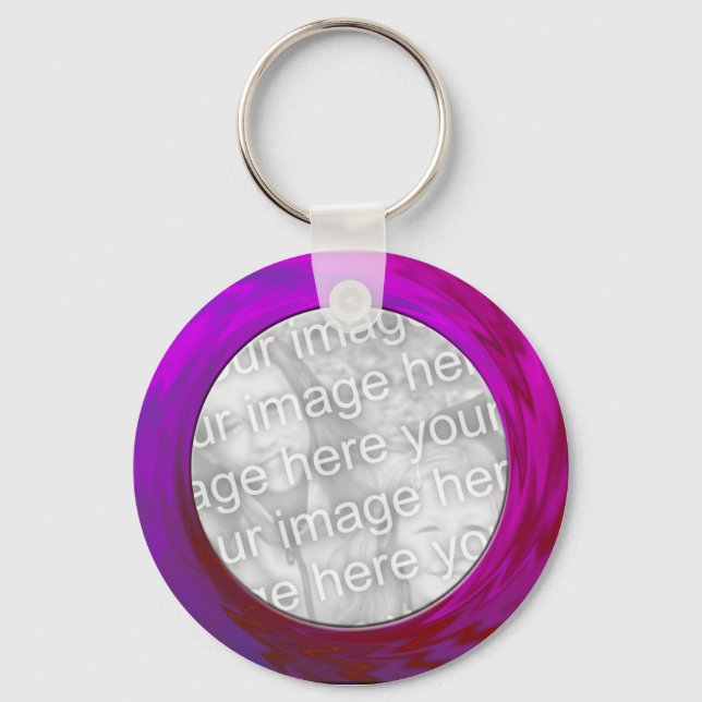 purple pink key ring (Front)