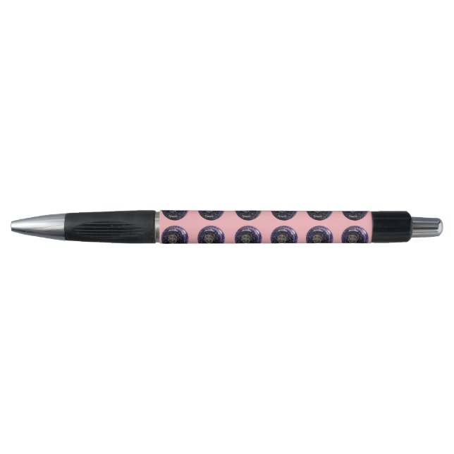 Purple Pink Lawn Bowls Taylor Corp Emmy Pen. (Front)